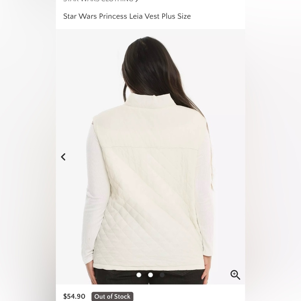 Her Universe | Star Wars Princess Leia Vest | 3/3x - Picture 3 of 16